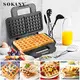 SOKANY Sandwich Maker Manufacturer Heat-resistant Plastic Body for Safe Usefactory 3