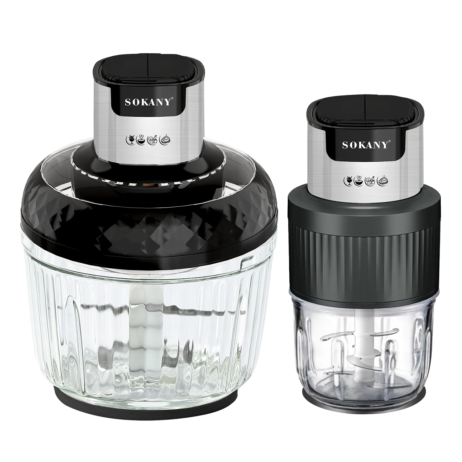 SOKANY SK-06008 Multifunctional Chopper Blender with 800W Motor and 3.5L Capacity 1