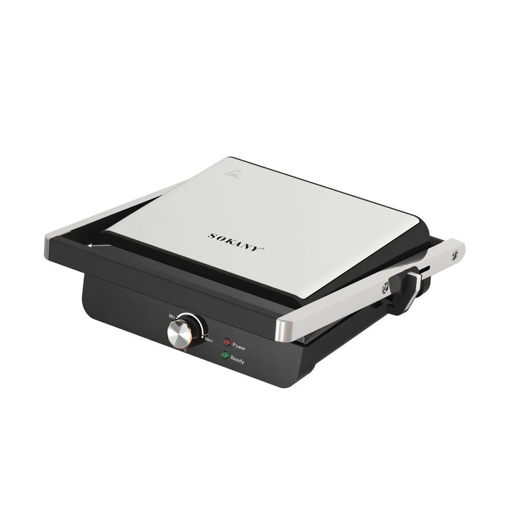 Grill Neamhbhata Dlúth SOKANY SK-08044 le Comhlacht Cumhachta agus Teas-resistant 2000W 1