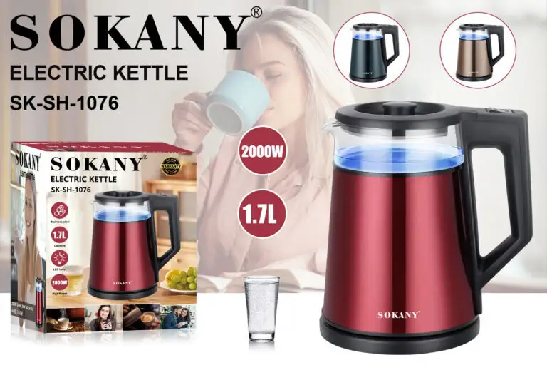 電水壺批發可拆卸可清洗過濾器 - - SOKANY 3
