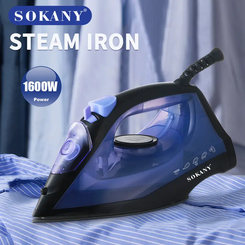 SOKANY Vertical Steam Iron 360-degree Swivel Power Cordwholesaler 3