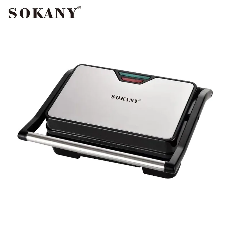 SOKANY SK-223 Sandwich Maker with Non-Stick Coated Plates and Overheat Protection 1