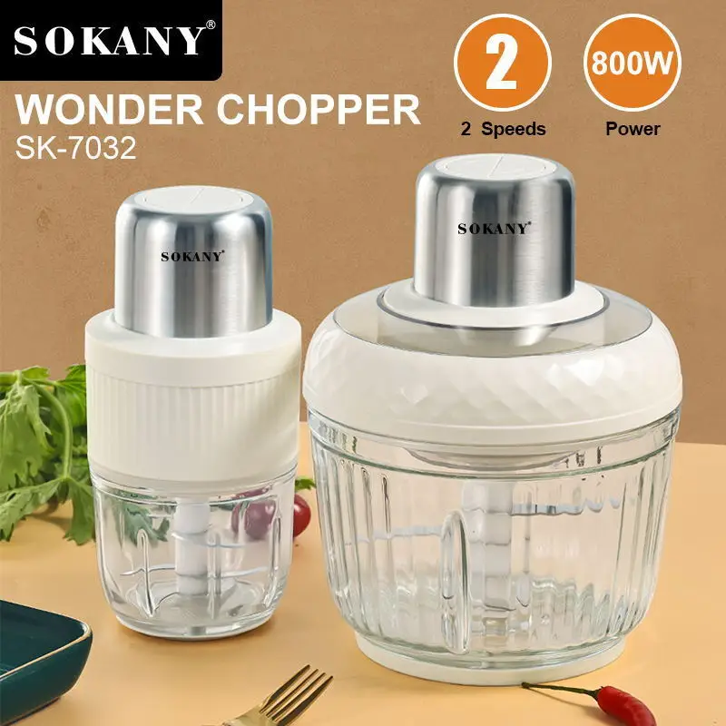 SOKANY SK-YM-7032 Electric Chopper Blender With 800W Motor And 3.5