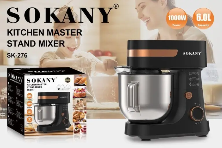 SOKANY SK-276 Stand Mixer | 12 Speed Settings 6.0L Capacity - Buy Now!